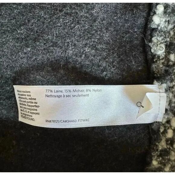 Eileen Fisher Bateau Neck Boucle Front Boxy Wool Blend Sweater SZ XL #2279 - Picture 11 of 14